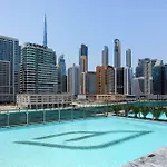 Fam Living Modern Smart Home At Business Bay With Iconic Burj And Canal Views