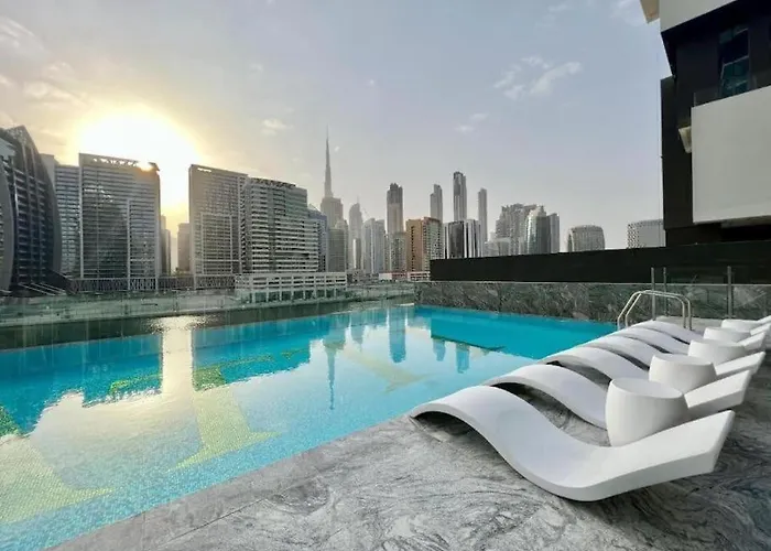 Fam Living Modern Smart Home At Business Bay With Iconic Burj And Canal Views
